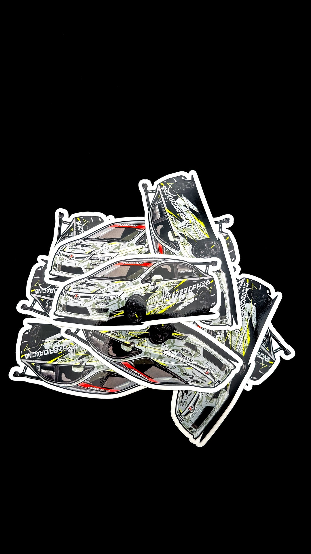 Zosh's 8th Gen Civic  "Hybrid Racing Livery" Sticker