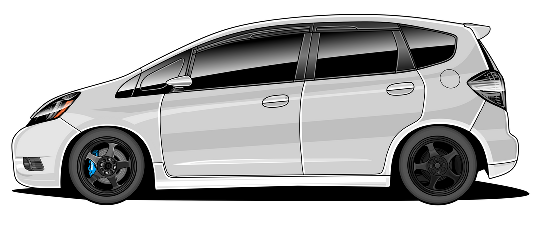 Zosh's Honda Fit Sticker