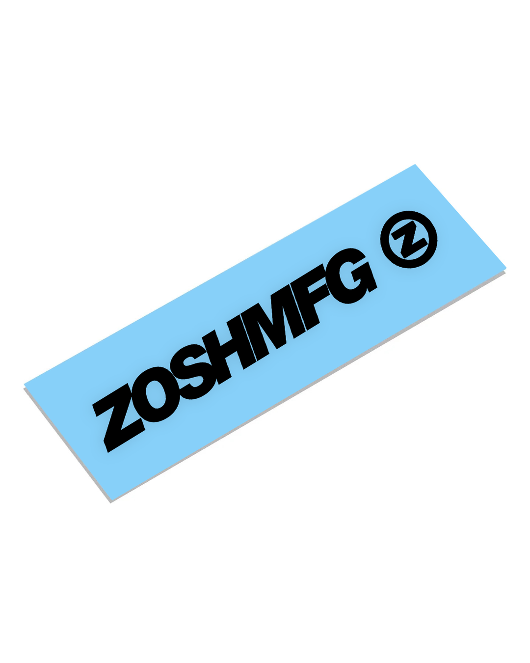 Zoshmfg Brand Decal