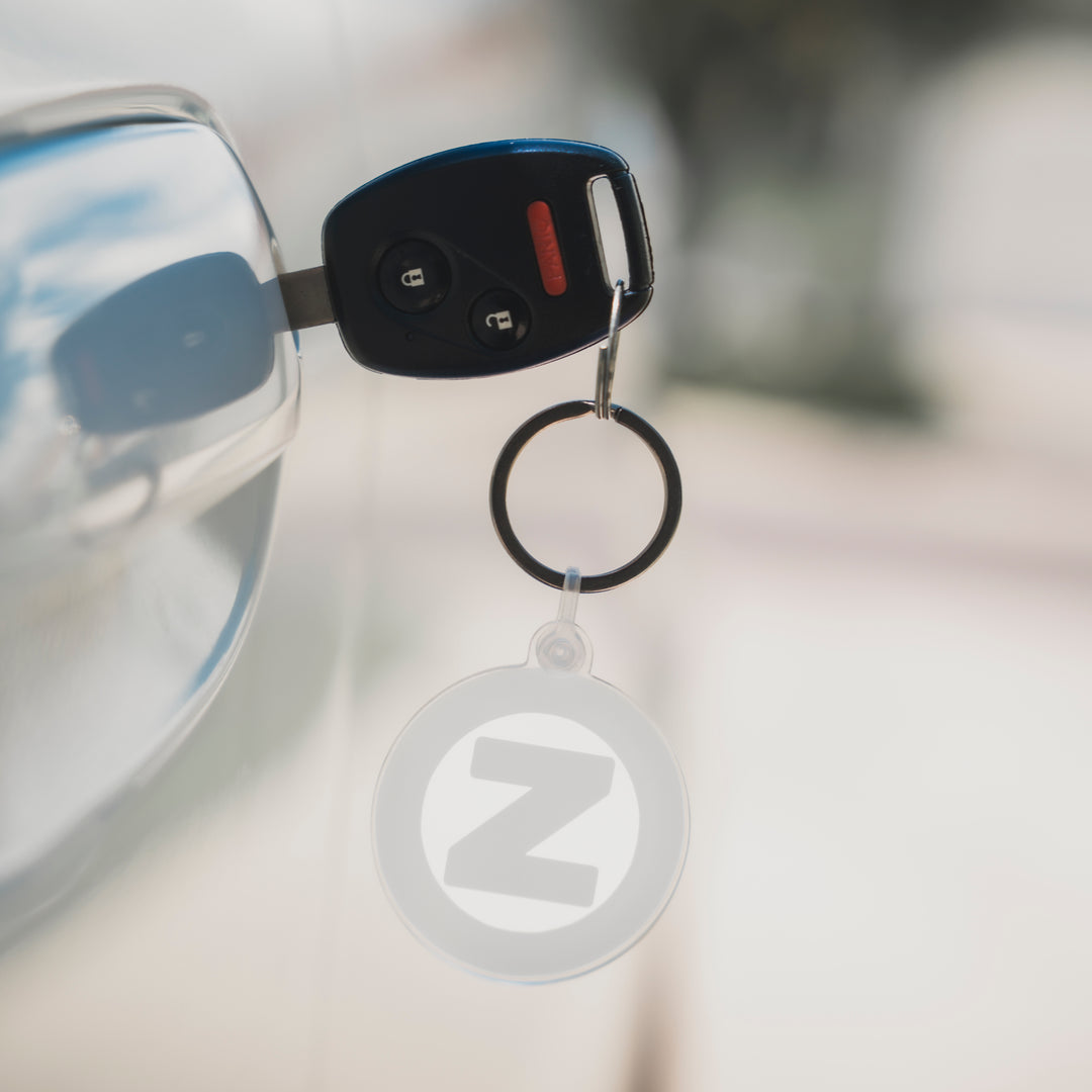 Zoshmfg logo keychain