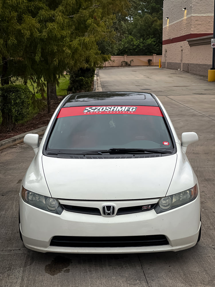 Zoshmfg Windshield Motorsport Banner - zoshmfg