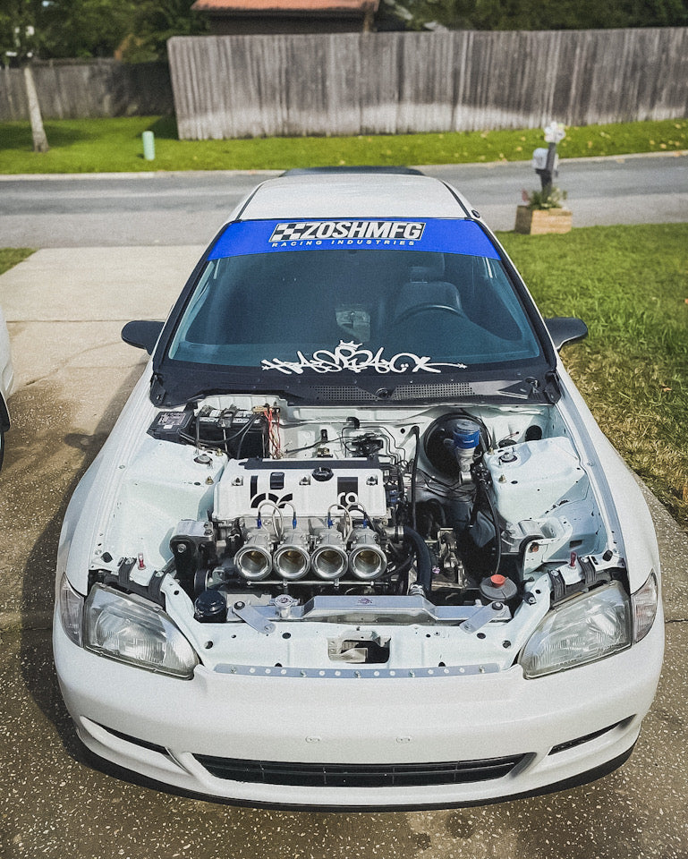 Zoshmfg Windshield Motorsport Banner - zoshmfg