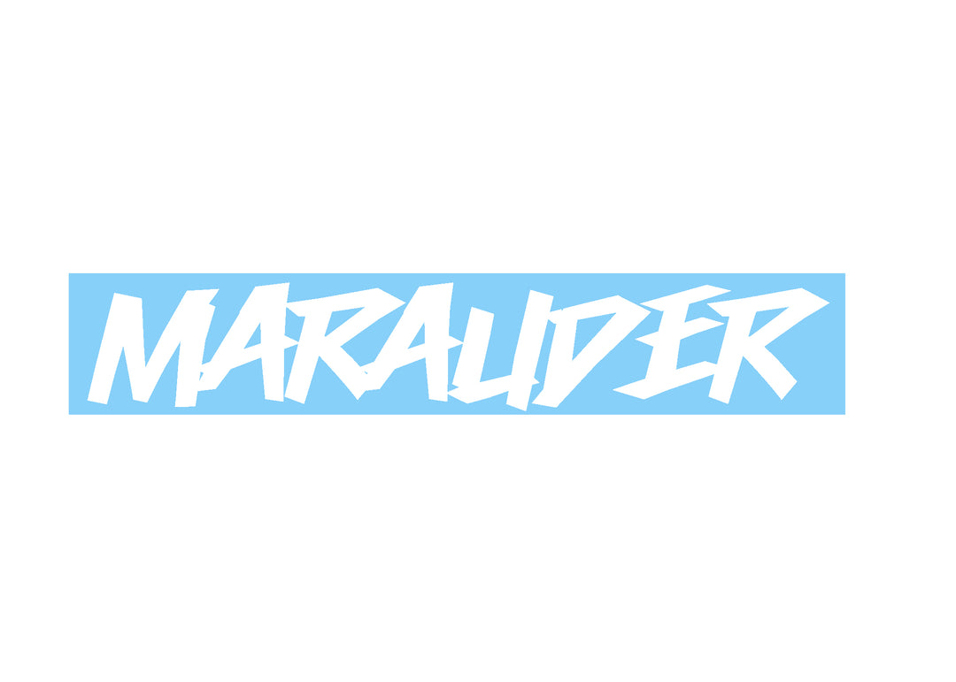 Marauder Windshield Banner - zoshmfg